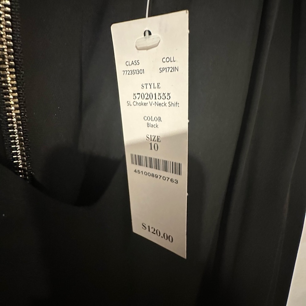 Black White House black market dress size 10 women’s NWT